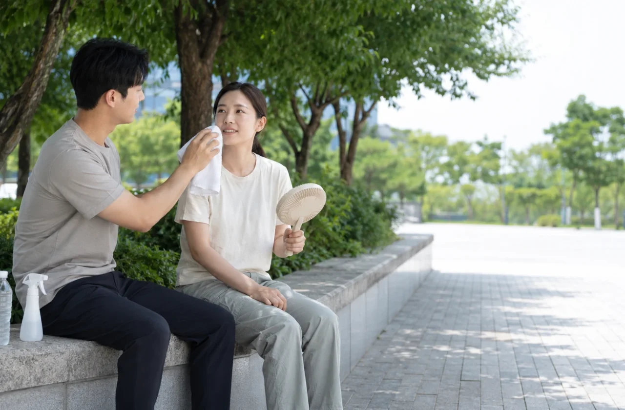 더위 속에서 말이 어눌해지거나 쓰러지면 열사병을 의심하세요